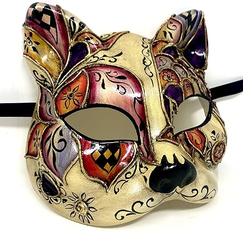 Miniatura 2 de Cat Masquerade Party Ball Mask For Women Halloween Costume Cosplay Mardi Gras Masks