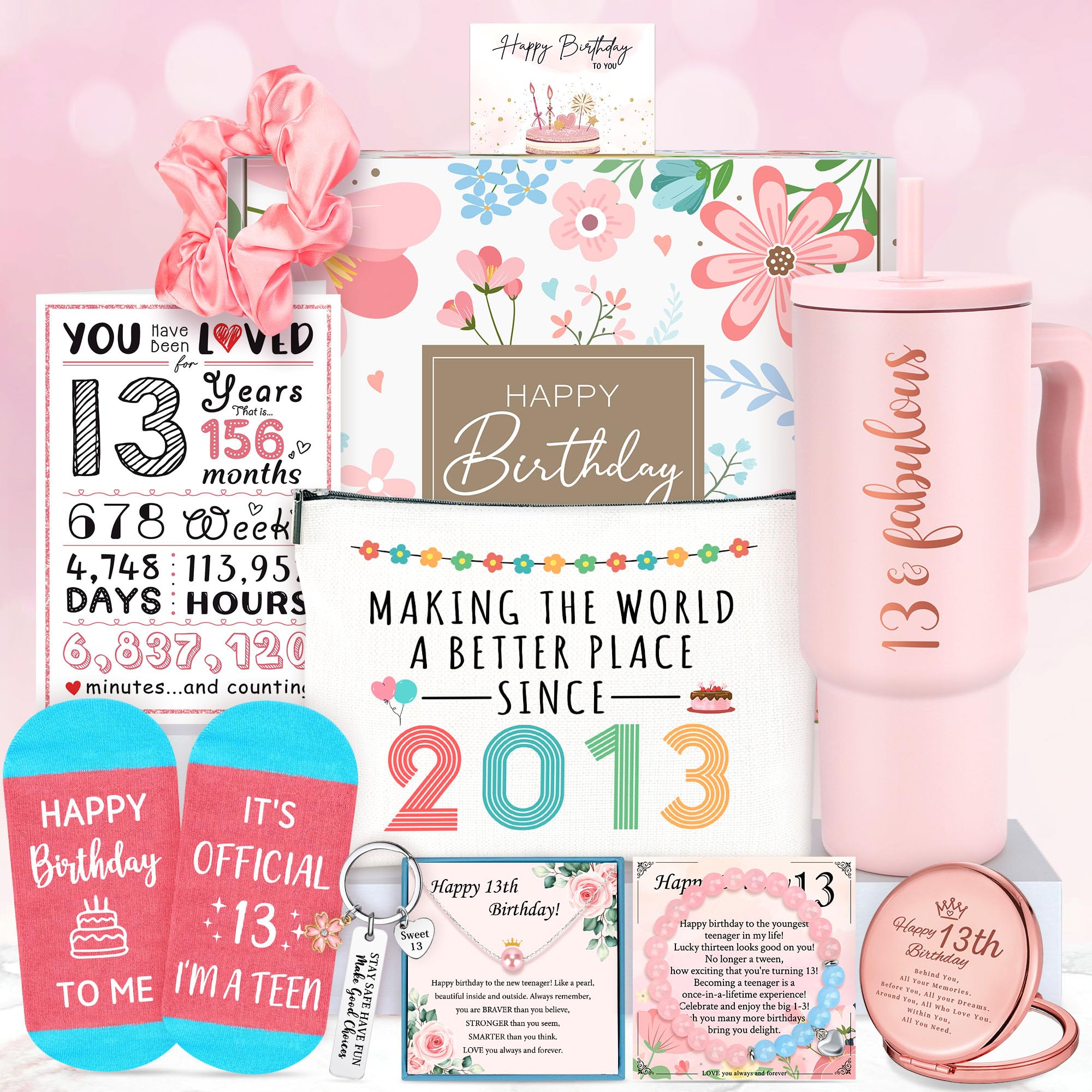 13th Birthday Gift Set for Girls