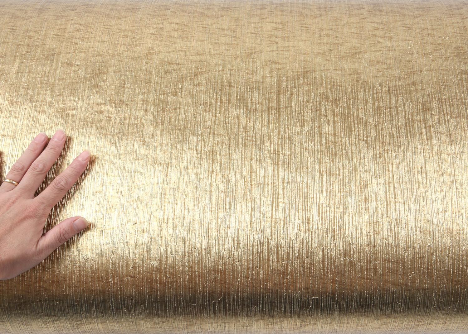 ROSEROSA Peel and Stick Faux Rust Metal Self-Adhesive Wallpaper Door Wrap Countertop Moulding Trim NI997