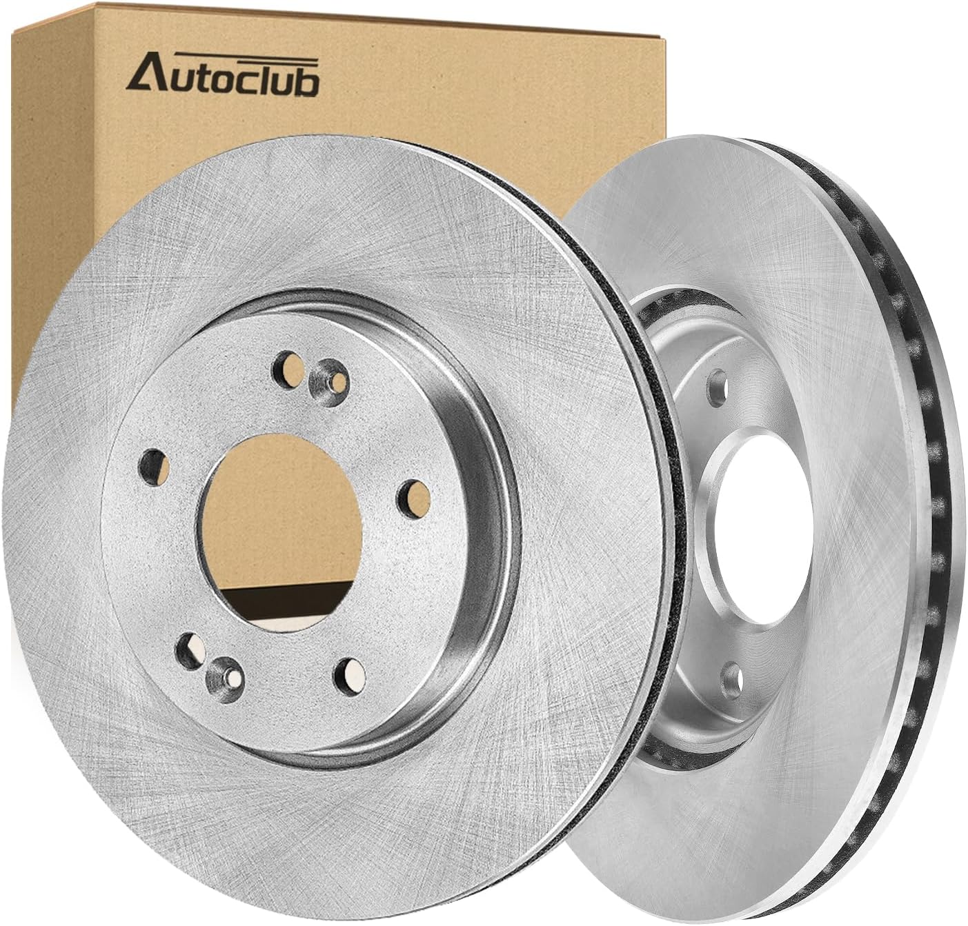 AUTOCLUB 11.81" Brake Rotors Front for 2010 2011 2012 2013 2014 2015 Hyundai Tucson, 2006 2007 2008 2009 2010 2011 2012 2013 2014 2015 2016 Hyundai Sonata, for Kia Forte Optima Brakes Replacement