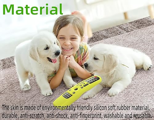 Miniatura 2 de Cubierta de dispositivo electrónico portátil para LG TV Remote, MR22GAMR22GNMR23GA Funda de silicona con cordón (gris)