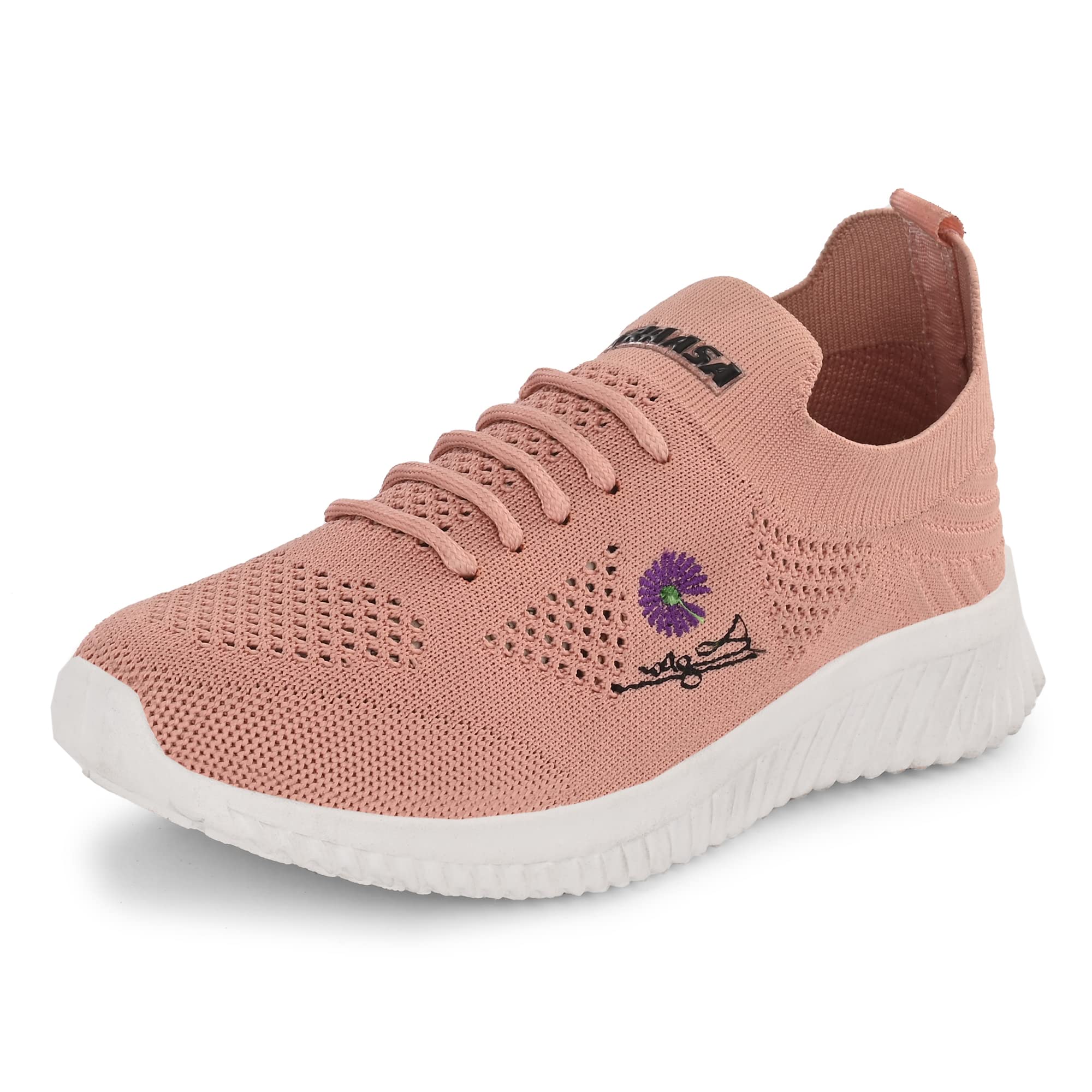 Kraasa Wheels Running Shoes for Women, Women Sports Shoes Peach UK 3 (B0C33D47GB) Amazon Price History, Amazon Price Tracker