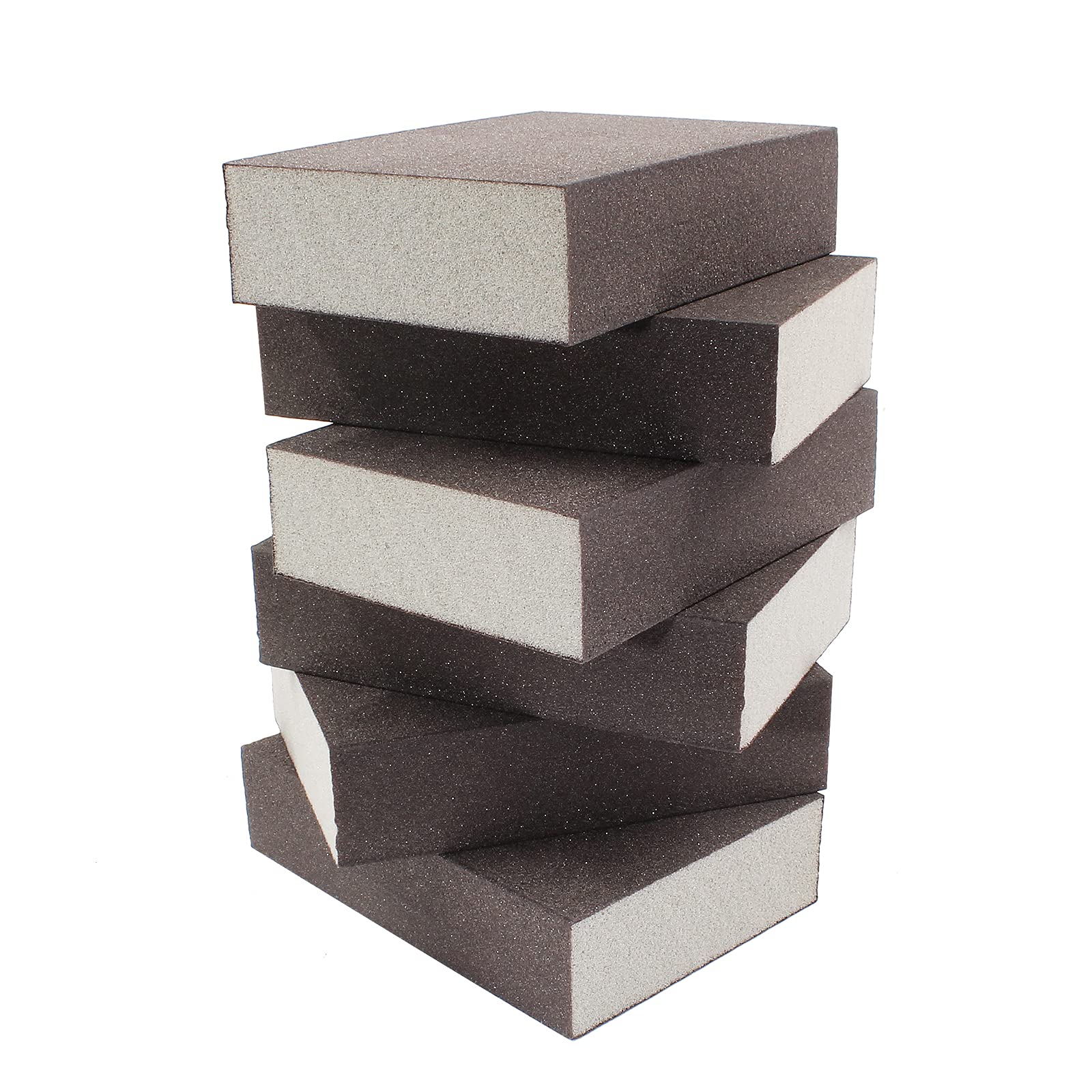 Jersvimc220 Grit Sanding Block - 12Pcs, Wet Dry Sanding Sponge Foam Sandpaper Block Washable & Reusable Sandpaper Sponge for Drywall Wood Plastic Metal Furniture