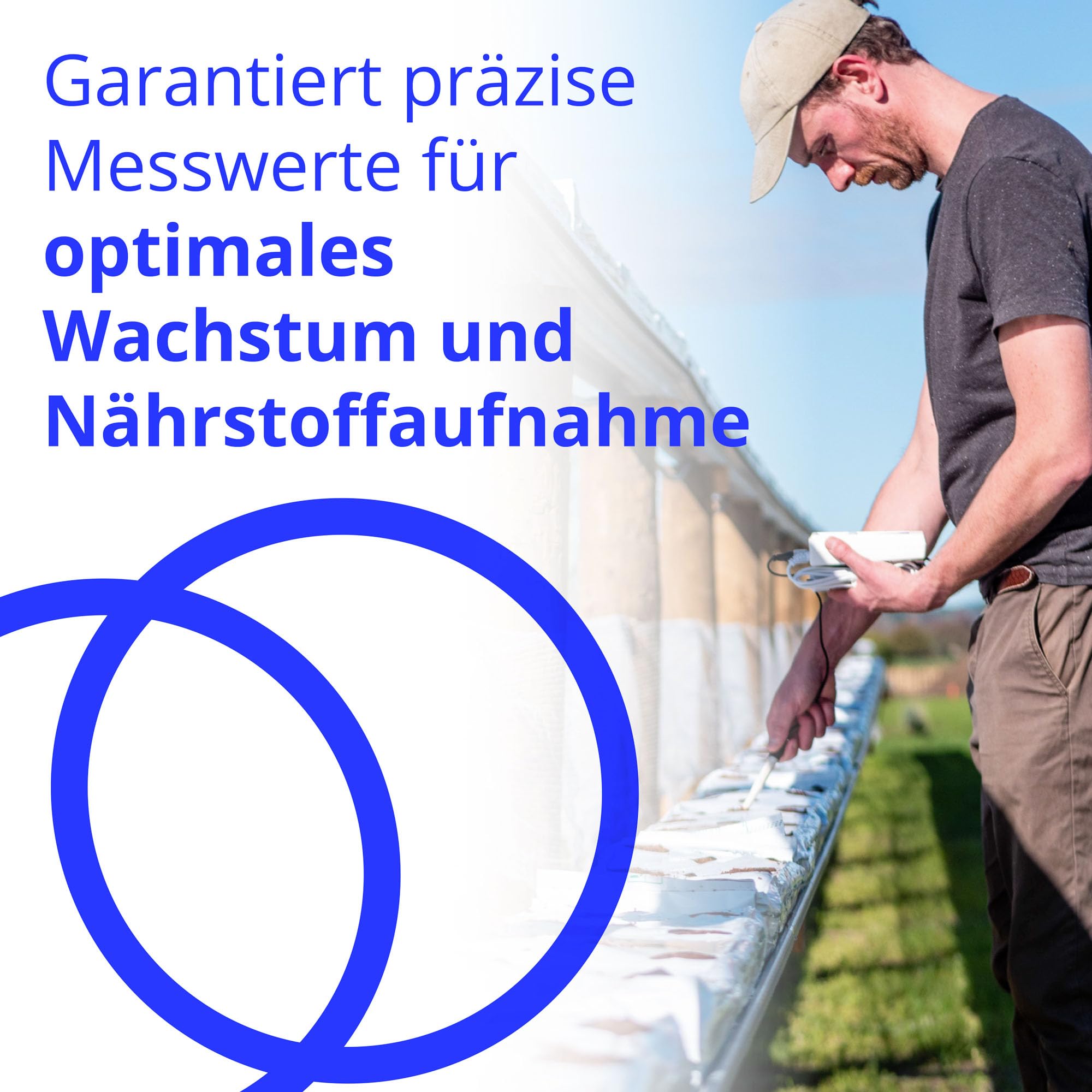 Bluelab METCOMPLUS Combo Meter Plus – Misst pH, Temperatur & Leitfähigkeit (TDS/PPM) in Wasser & Boden, einfach kalibrierbar, digitales Nährstoff-Testkit – Für Hydroponik & Indoor-Anbau