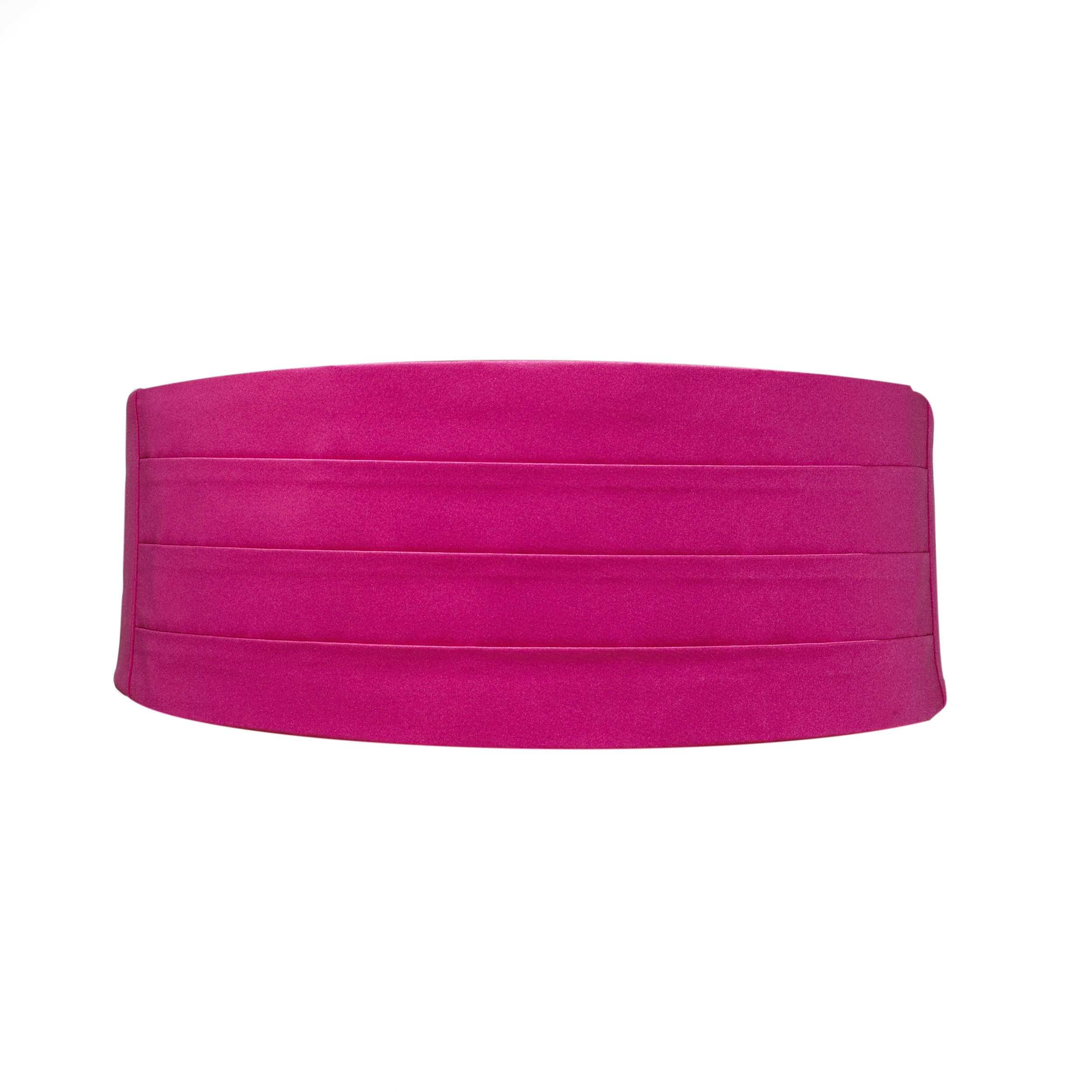 Hot Pink Satin Cummerbund-image-34