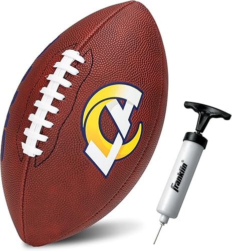 Franklin Sports Fútbol del equipo de la NFL, fútbol juvenil para niños, logotipo oficial del equipo de la NFL + colores de fútbol juvenil, tienda de