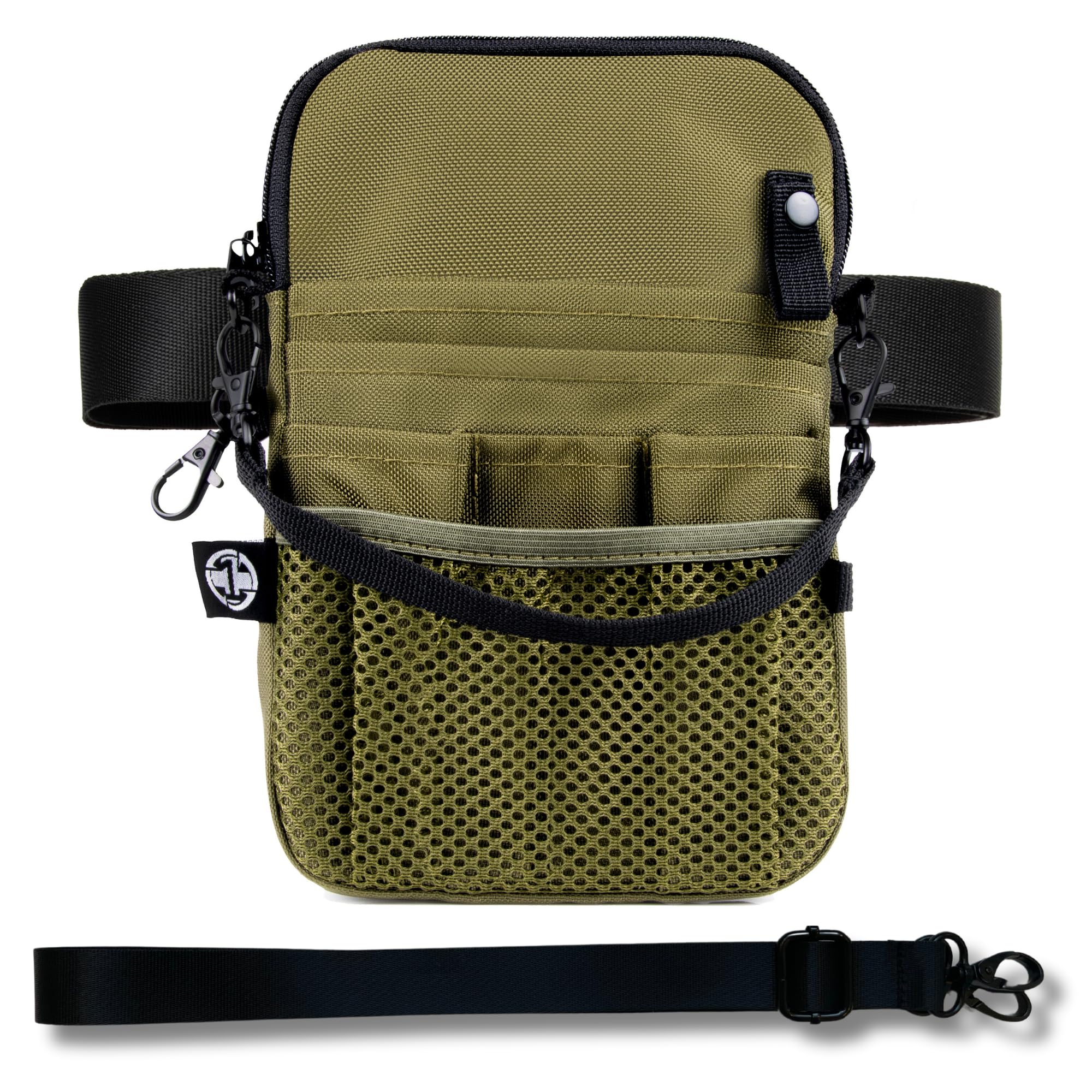 First Lifesaver 4-in-1 Nurse Fanny Pack with Medical Gear Pockets, Tape Holder, and Utility Storage for Stethoscopes, Bandage Scissors, and Emergency