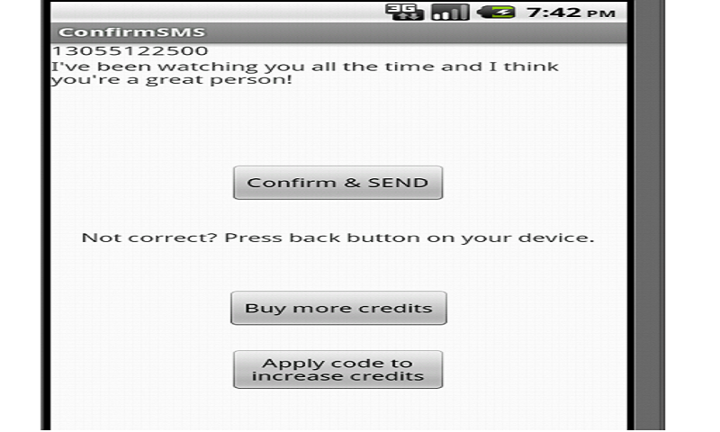 Unknown Sms Command anonSMS - A real anonymous SMS text messaging - App on the Amazon Appstore