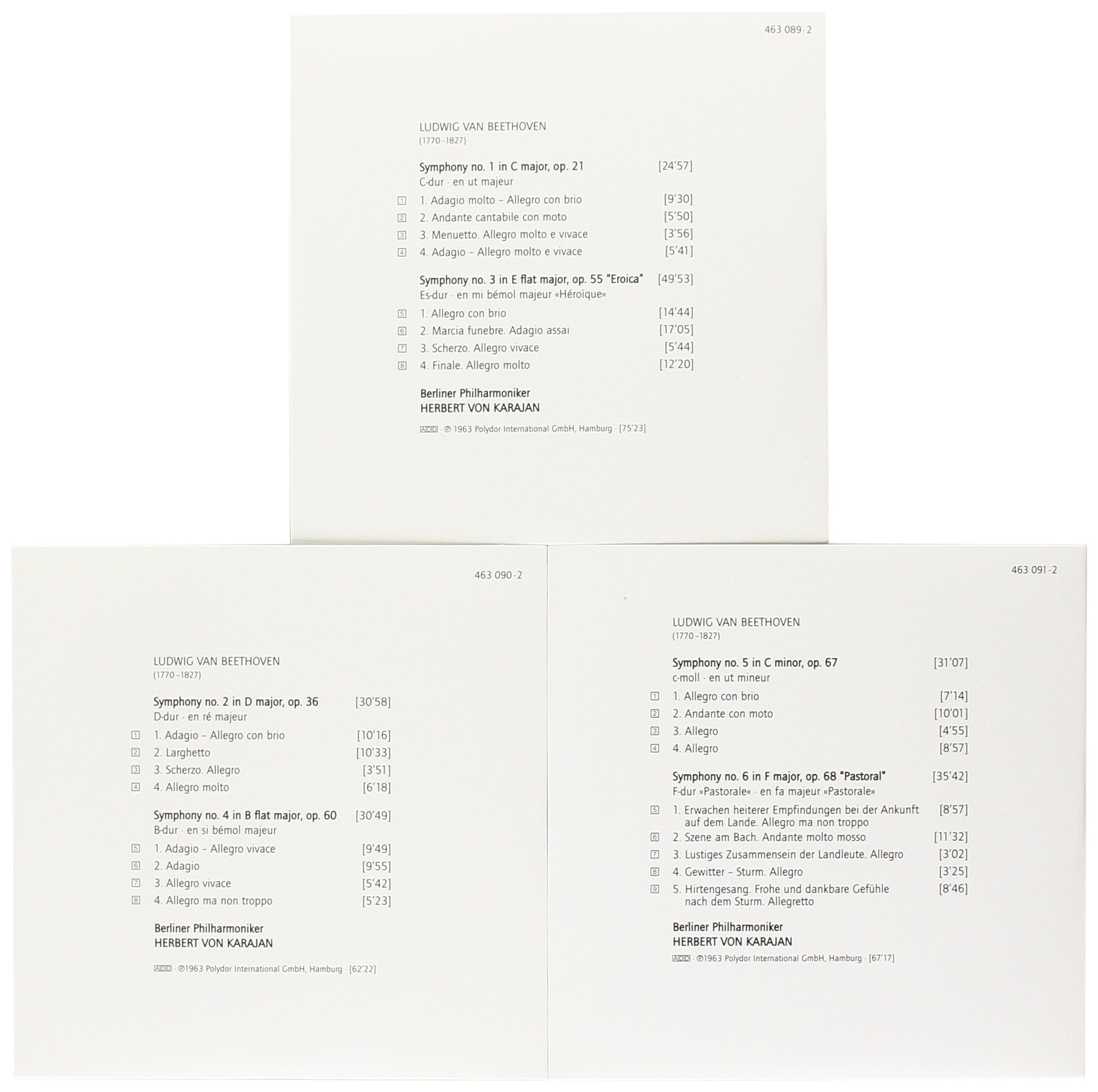 Beethoven : Les 9 Symphonies (Coffret