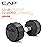 CAP Barbell unisex adult 12-Sided Series 12 Sided Coated Dumbbell, Black, 15-Pound US