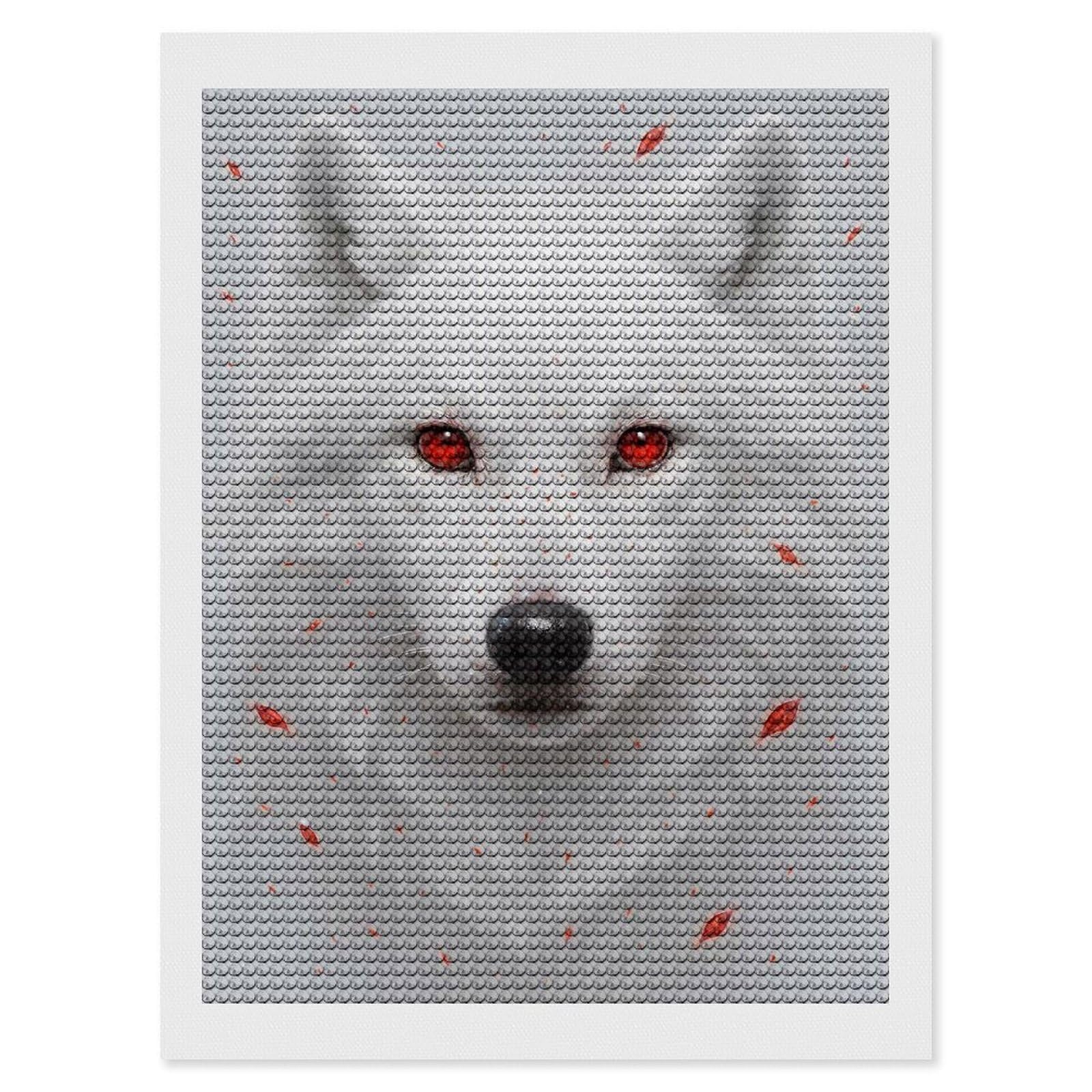 Junmoney Fierce Beauty Unleashed Diamond Painting Kit 12"x16", Thoughtful Handmade Gift, for Creative Relaxation, Printed Canvas, Cosy Home Accent