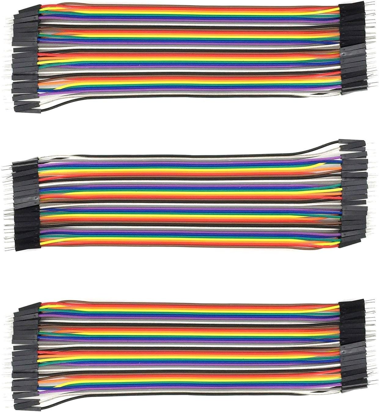 AptoFun3 Stรผck 40x20 cm male- male for raspberry pi kabel/arduino kabel/steckbrรผcken kabel/fdd kabel