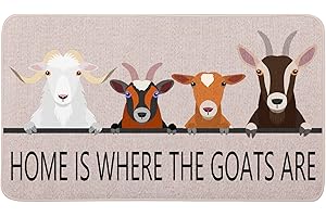Home is Where the Goats Are Door Mat: A Quirky and Inviting...