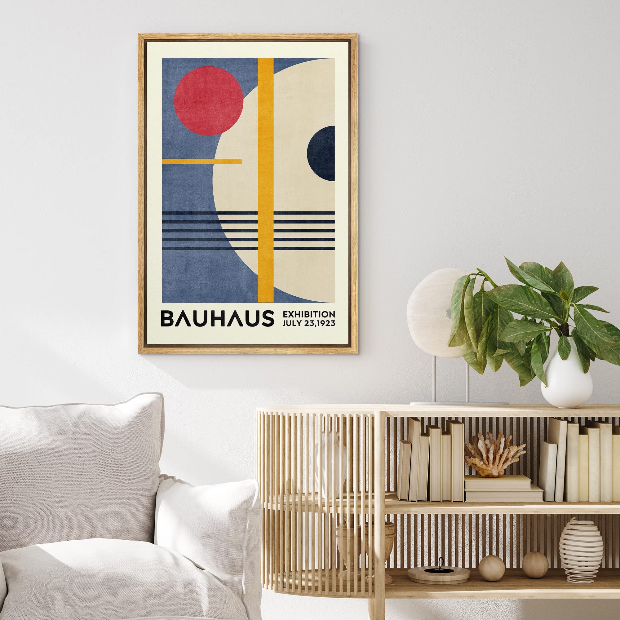 Mid Century Modern Bauhaus Abstract Geometry Posters
