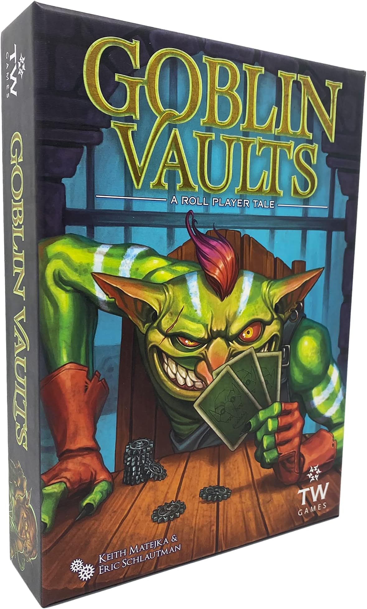 Thunderworks Games Goblin Vaults Game | Strategy Card Game of Bidding & Card Placement | 1-5 Players, 30-45 Min, Ages 14+