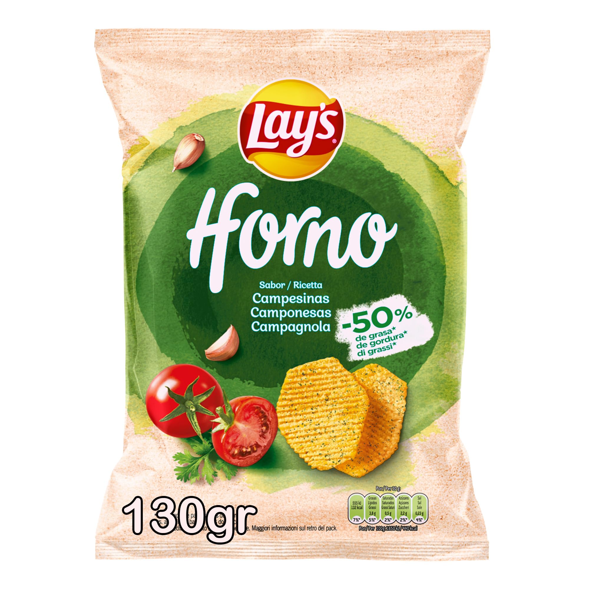 Lay's Horno Campesinas - Patatas Fritas, 130 g