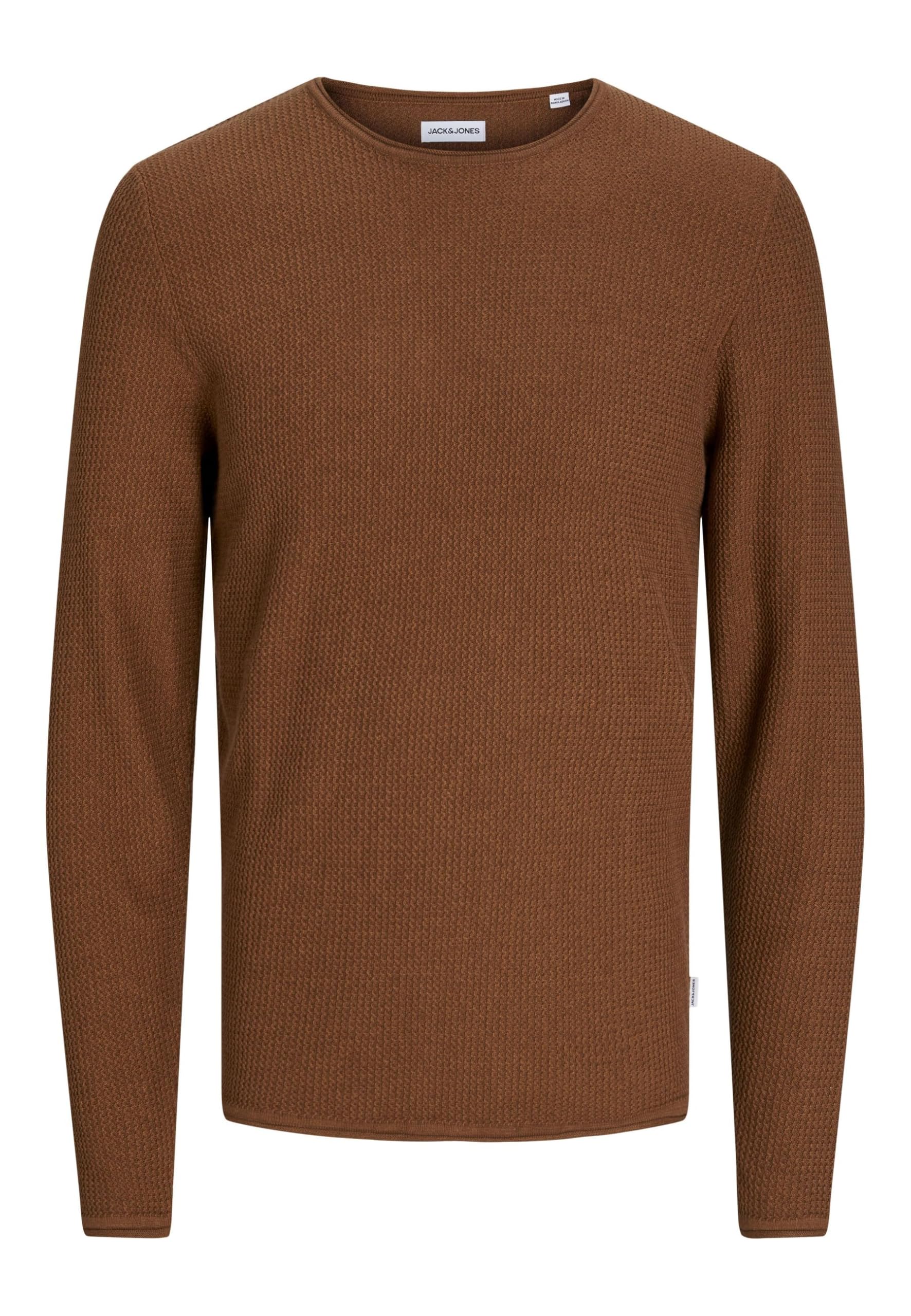 Jack And Jones Men's Jj Carpenter Crew Sweatshirt - Mocha Bisque - L