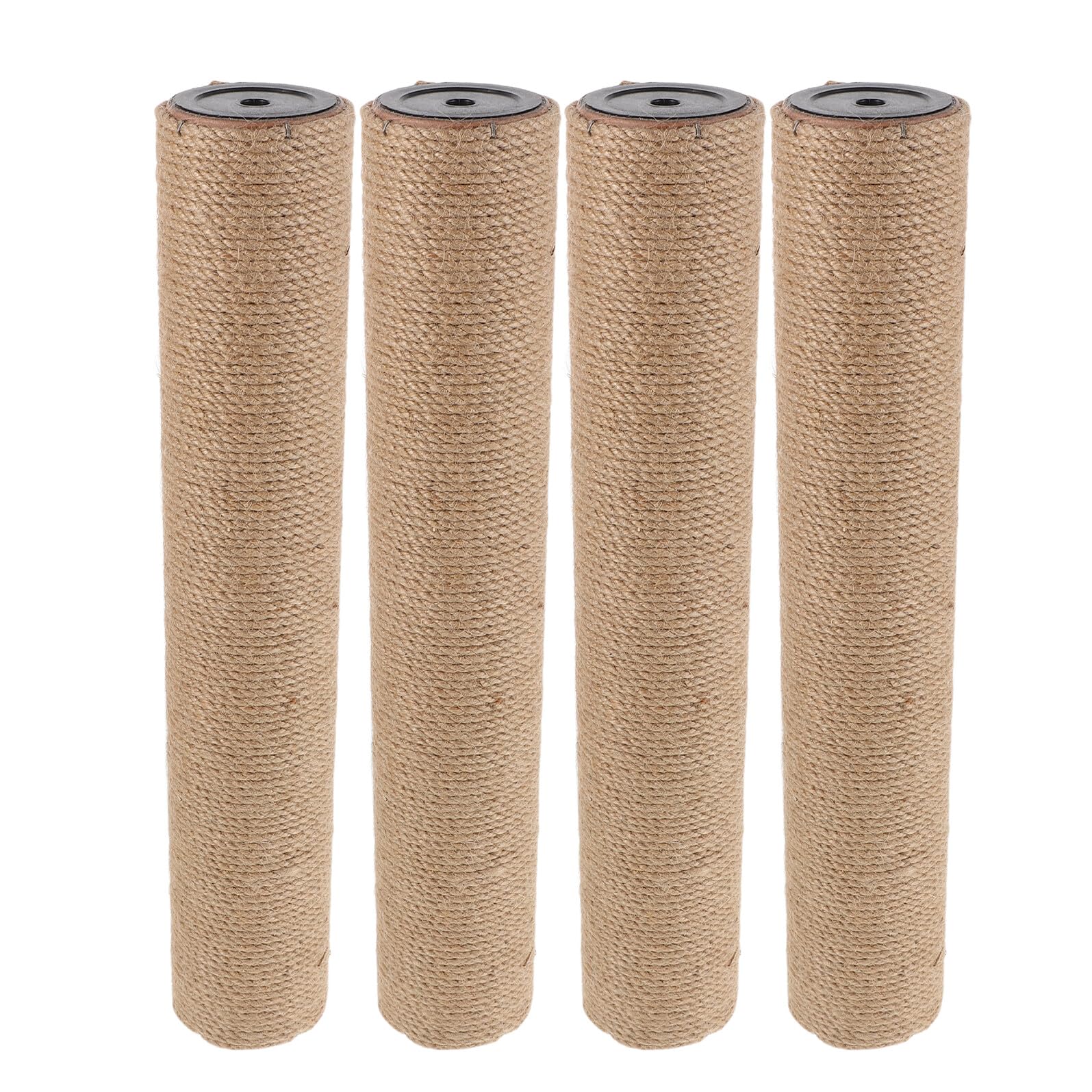 Poste de Repuesto con Cuerda de Sisal Natural 4 Piezas y Estructura Resistente para Reparación de Árbol de Gato en Interiores para Rascador de Gatos Extra Alto