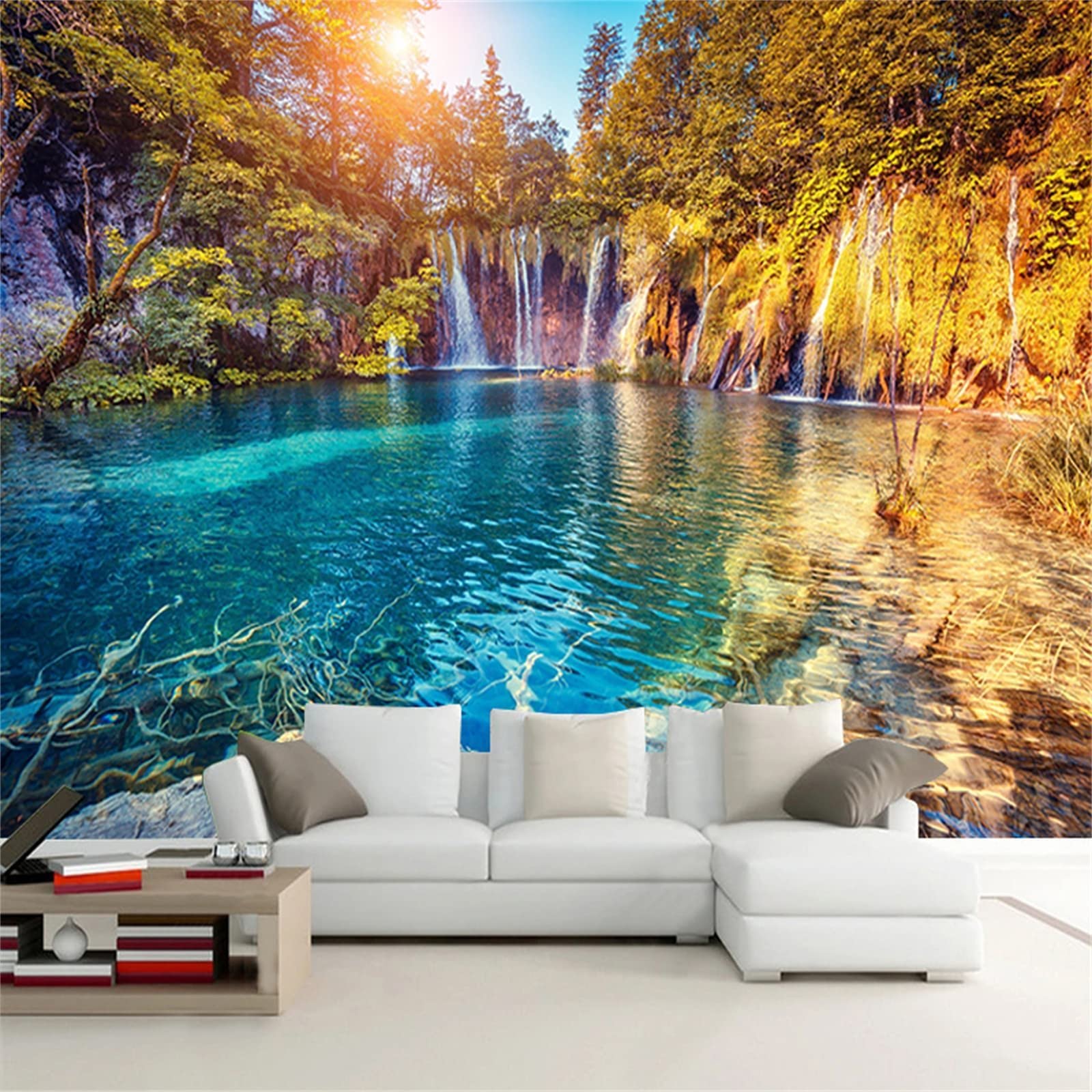 Autumn Trees Lake Wallpaper