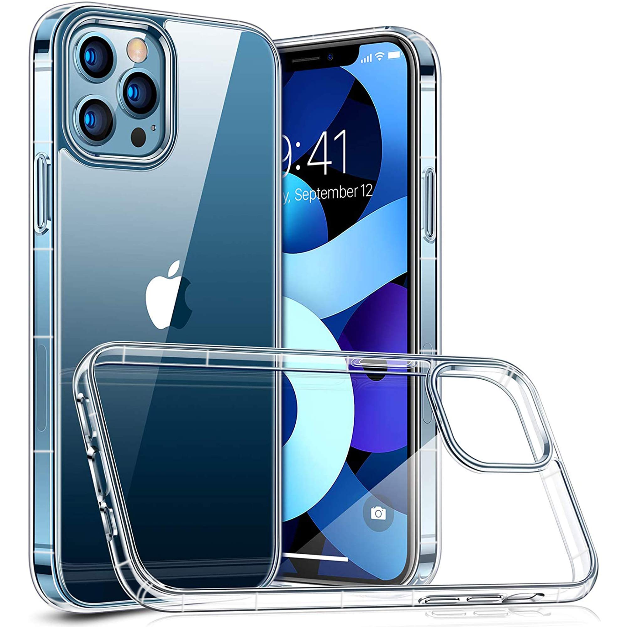 elove TPU+Plastic Back Cover Case For Iphone 12 / Iphone 12 Pro 6.1" Hybrid 360° Rotating Ring Holder Kickstand Transparent Back Case Cover Designed For Iphone 12 / Iphone 12 Pro 6.1", Black (B08RDGPPT4) Amazon Price History, Amazon Price Tracker