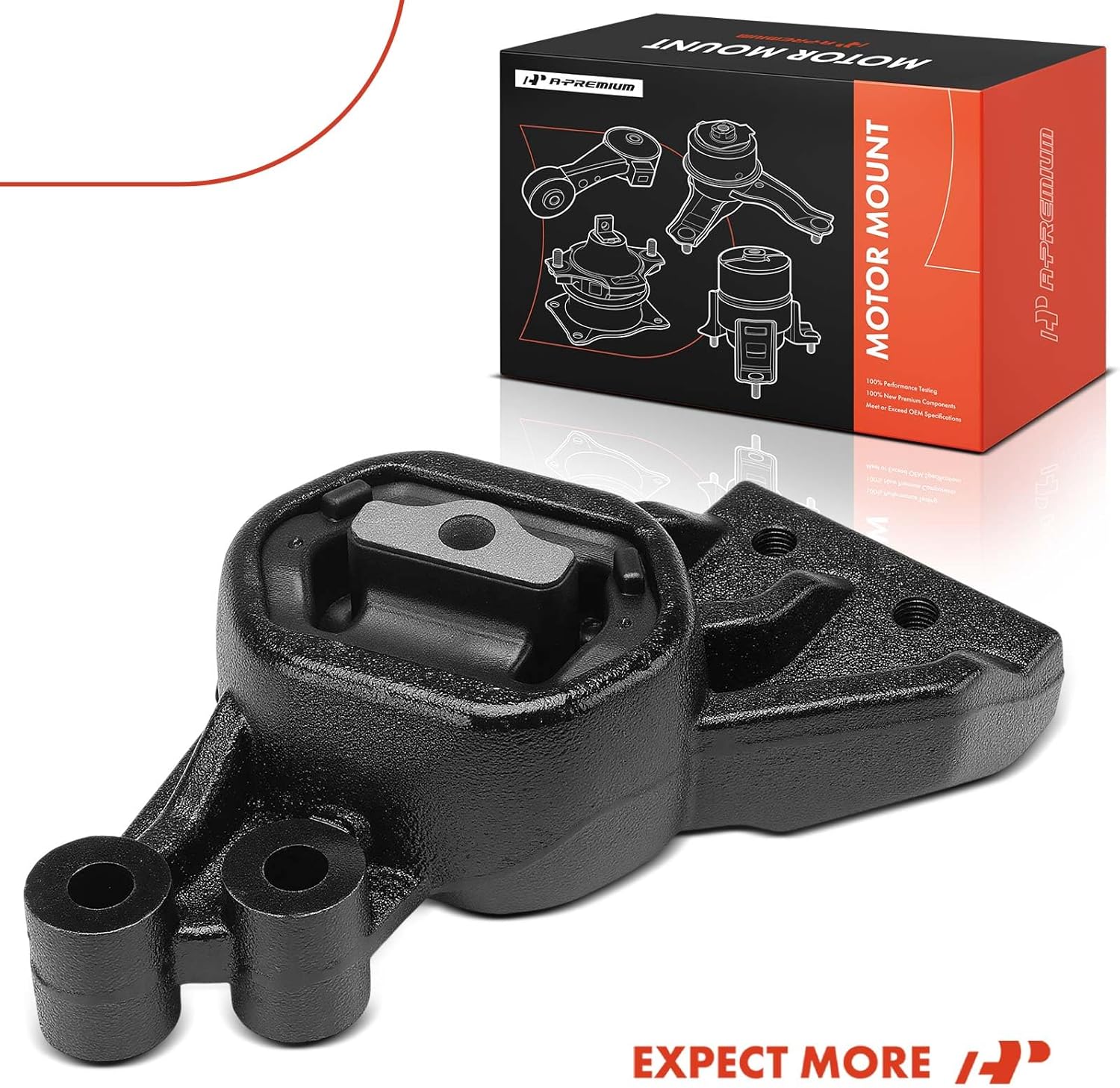 A-Premium Front Right Engine Motor Mount Compatible with Ram 1500 2011-2018, 1500 Classic 2019-2024, 2500 2011-2013 & Dodge Ram 1500 2009-2010, Ram 2500 2009-2010, 4WD