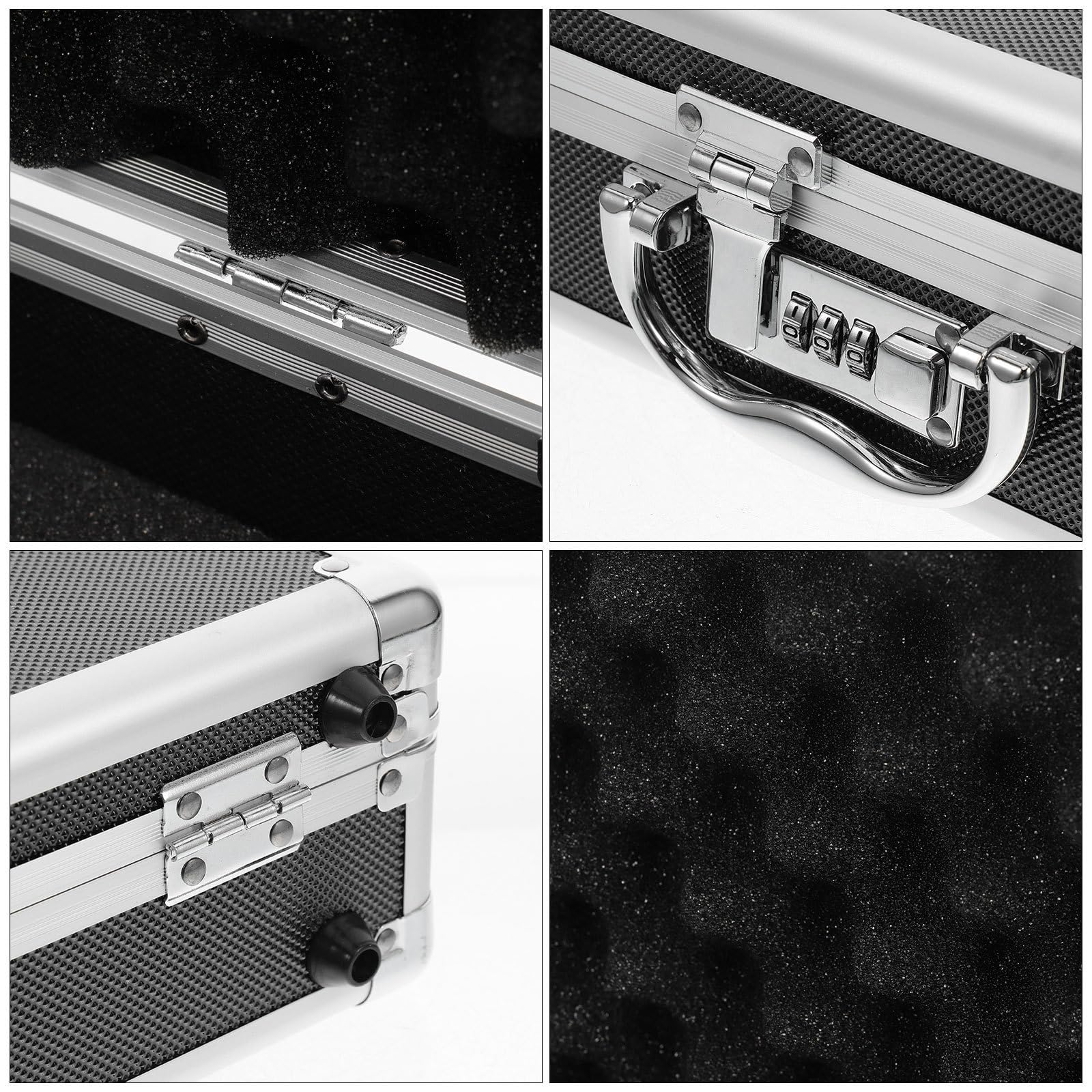 Veemoon Maletín de Aluminio para Herramientas y Accesorios, Rígido Portátil
