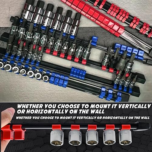 Miniatura 4 de Organizador de enchufes, 9 soportes de enchufe de acrilonitrilo butadieno estireno, 12 pulgada, 38 pulgadas y 14 pulgadas, soportes de enchufe de