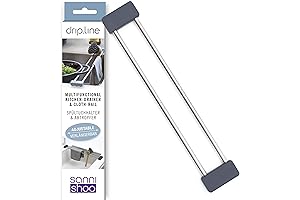 Sanni Shoo drip.line Pure Anthracite - Adjustable Kitchen Accessories Drip Tray for...