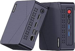 C1 Mini PC 11 Pro, Intel N97 Mini computadoras de escritorio (Beat N100/N95) 16 GB RAM 512 GB SSD Micro PC, HDMI 2.0, WiFi 5.2, BT 5.0, 2.5GbE LAN 4K Triple Display, PC pequeña para el