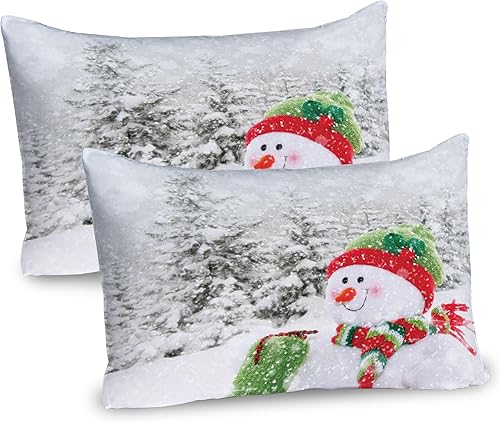 Miniatura 22 de Ambesonne Funda de almohada de Papá Noel, motociclista de Papá Noel, montar en motocicleta, arte pop, estilo retro, efecto de medio tono, funda