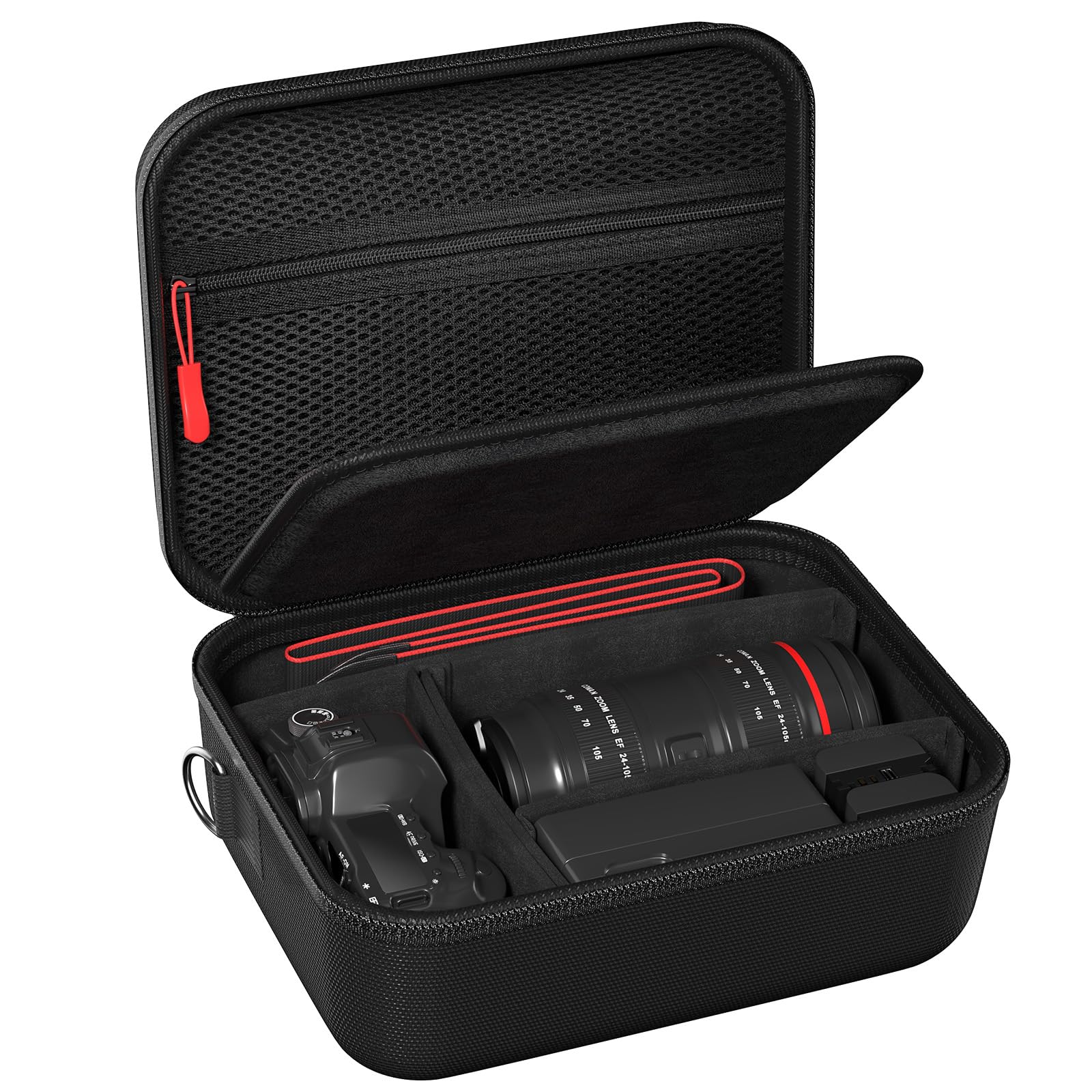 ProCase Étui Housse Rigide Rembourrée pour Appareil Photo DSLR/SLR Canon EOS 2000D R100 R50 Nikon Pentax Sony Noir