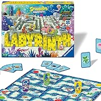 Ravensburger - Labirinto Sponge Bob | Gioco Da Tavolo Bambini 7 Anni O Più | Labirinto