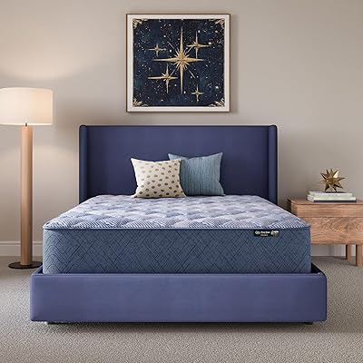 Serta Five Star Mattress Tranquility 14-Inch Plush – Queen – Zoned Support, Pressure Relief, Cooling Comfort – Made in USA – Bed-in-a-Box – 100 Night Trial, 10-Year Limited Warranty