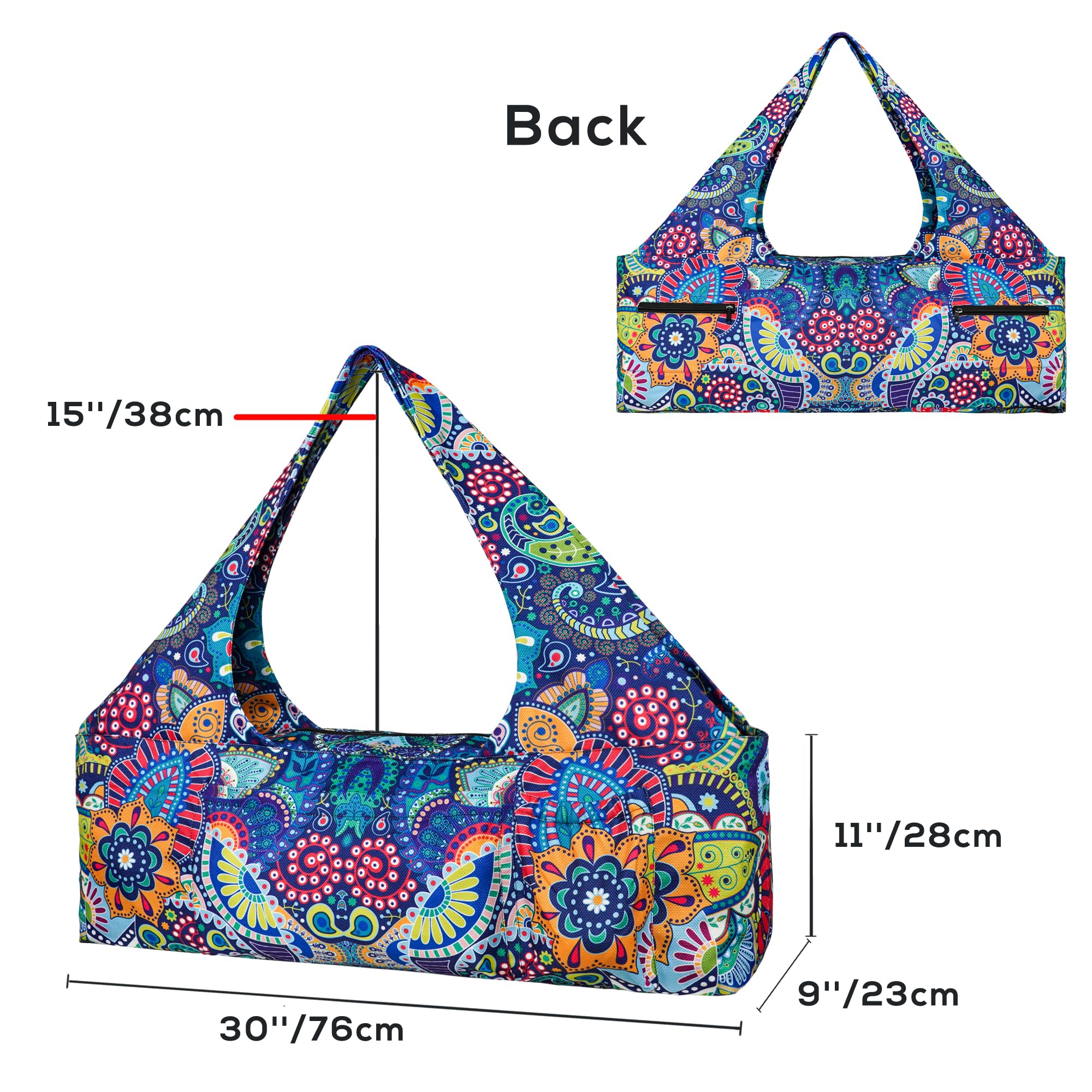 Sac De Transport Liforme Pour Tapis De Yoga - Vert Foncé/gris - Sangle Réglable Et Détachable