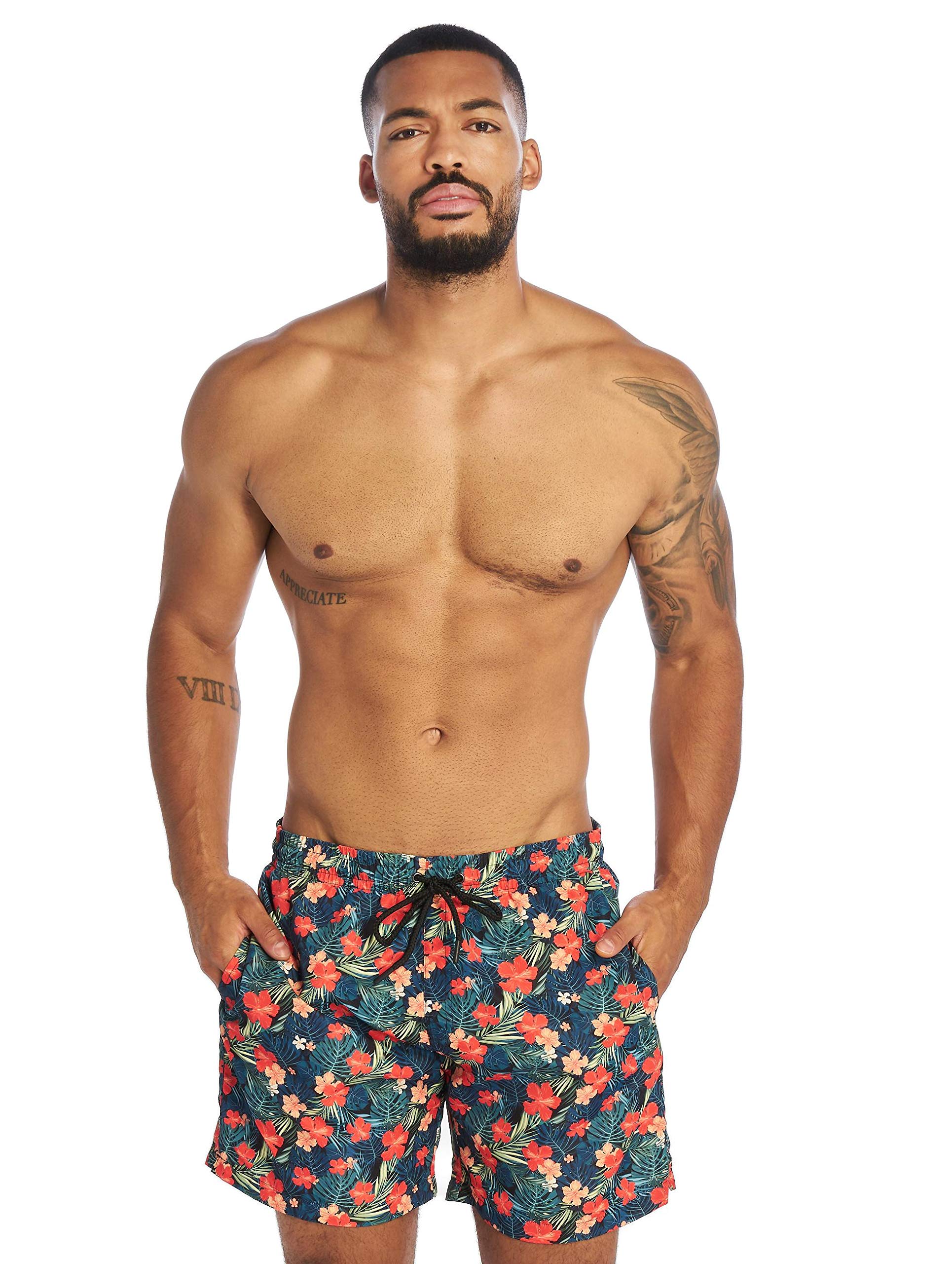 Urban Classics Bañador Hombre Bermudas Cortos, Shorts de Baño para Natación, Secado Rápido para Vacaciones, Disponible en muchas Variantes, Tallas XS - 6XL