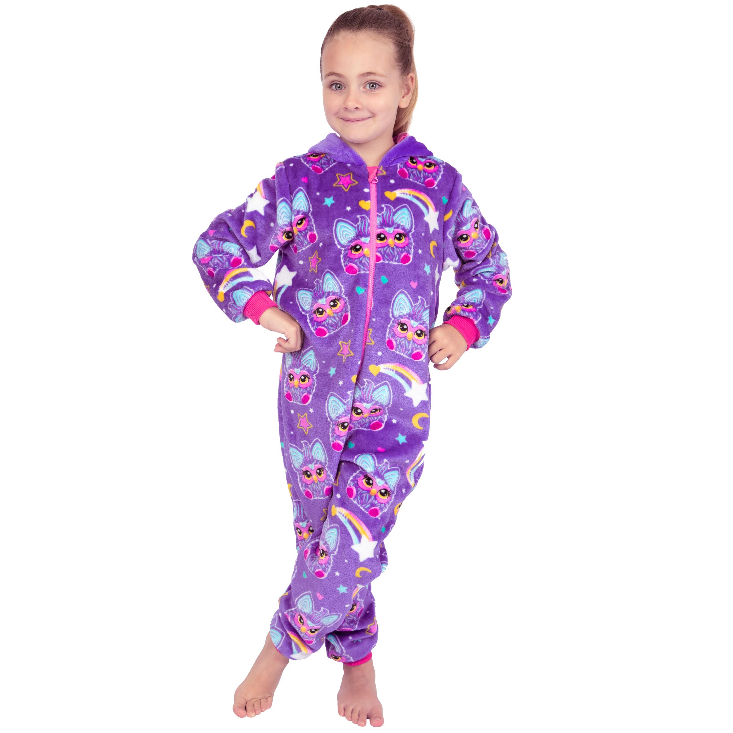 Furby Mono Pijama Niña | Pijama Polar Niña | Pijamas Polares | 4 E 10 Años