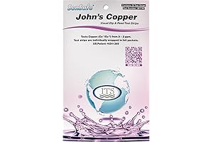 Industrial-Grade Sensafe John's Water Test Strips for Precise Copper Detection