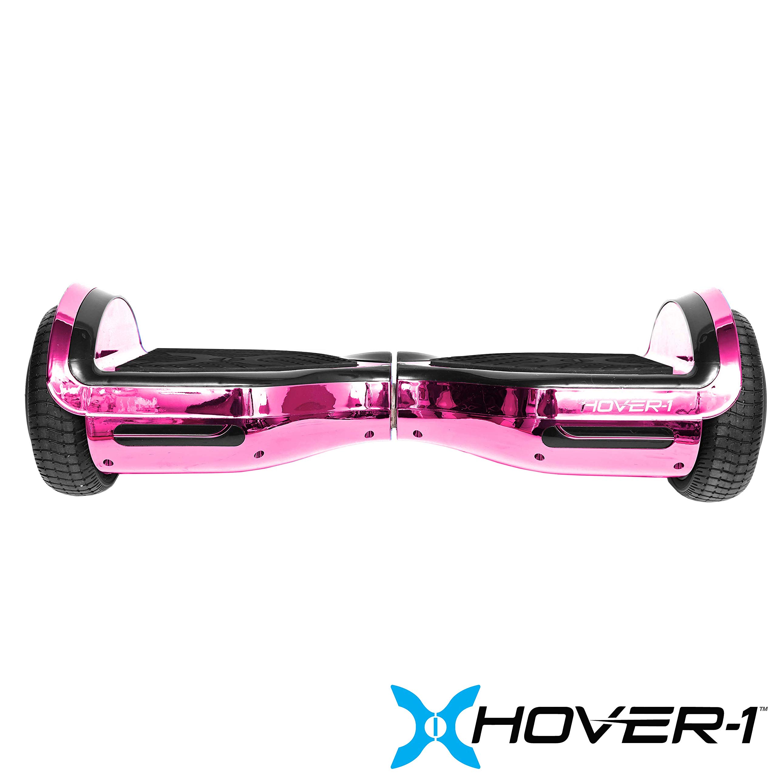 Hover-1 Chrome Electric Hoverboard Scooter, Pink , 26 x 9.8 x 10