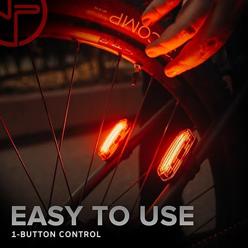 Miniatura 5 de DUO-120 Rear Bike Light  USB-C Rechargeable Red & White LED  Flashing Strobe Tail Light for Bicycle Safety  Adjustable Angle for Seat Post, Fork, or