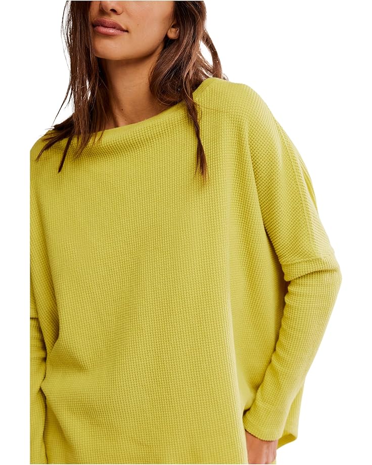 Free People Latte Blues Thermal Solid - #4 of 5