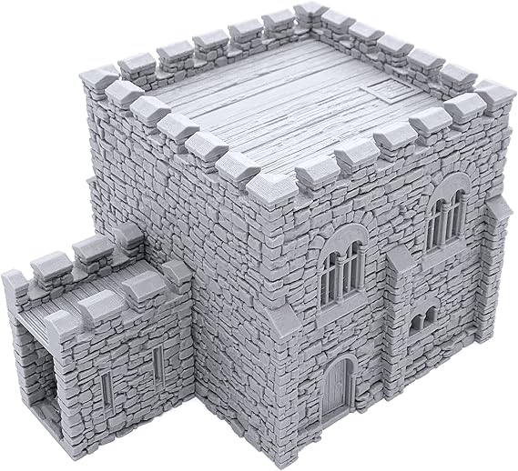 Gallow Square 3D Printed Tabletop Terrain - 28mm Scale RPG Scenery & Wargame Battlefield Accessories