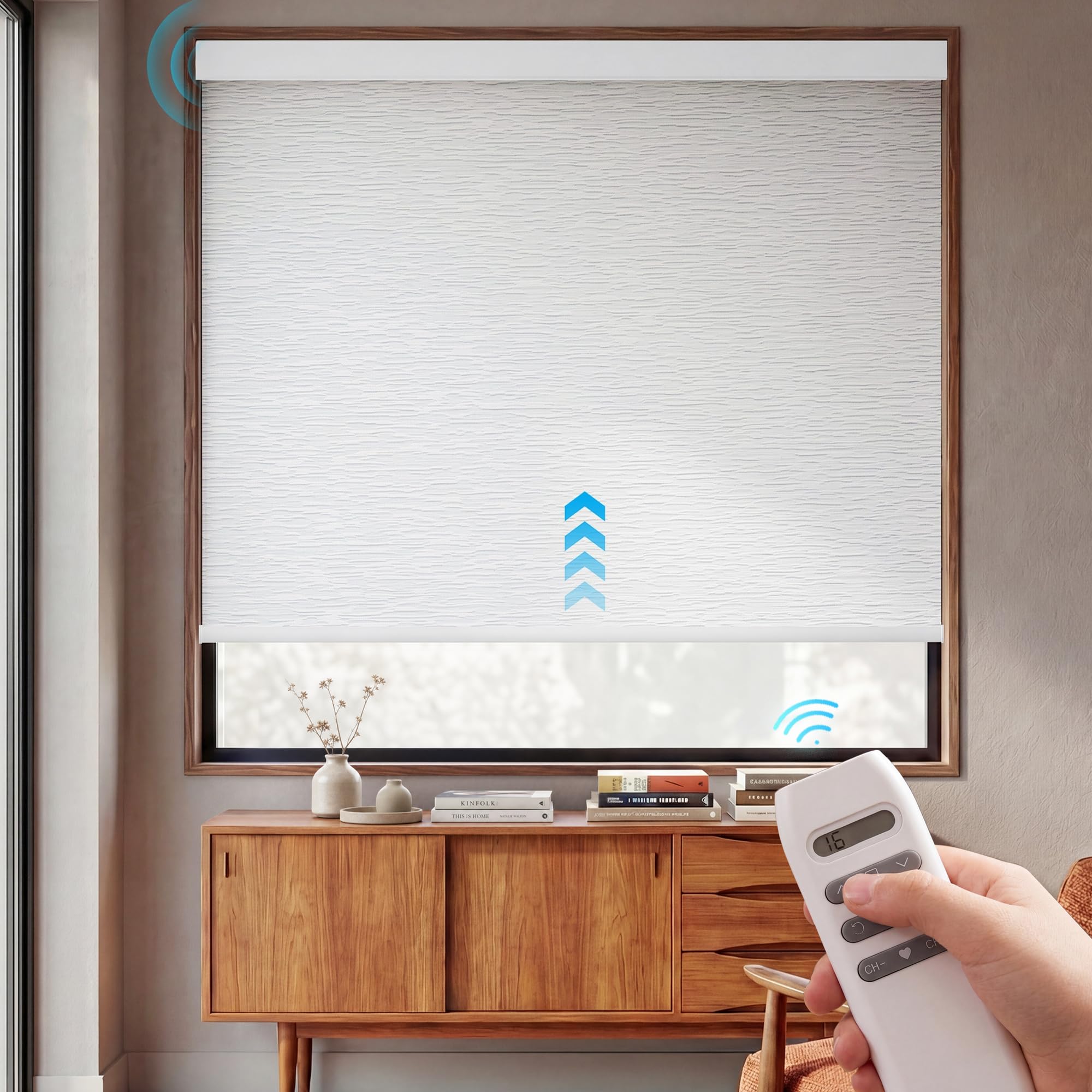 Photo 1 of tailorvibe Motorized Roller Shades 36"W x 72"H