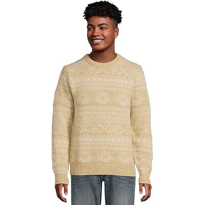 Свитер L.L.Bean Classic Ragg Wool Crew Sweater Fair Isle