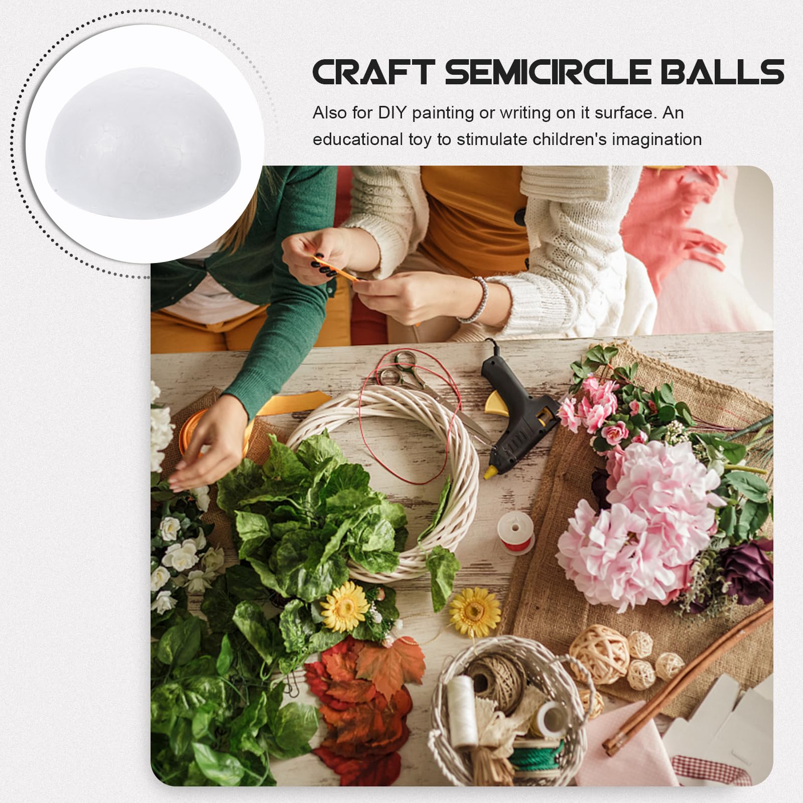 Styrofoam Ball Wedding Decorations Idea Blank Foam Ball Craft Ball Art