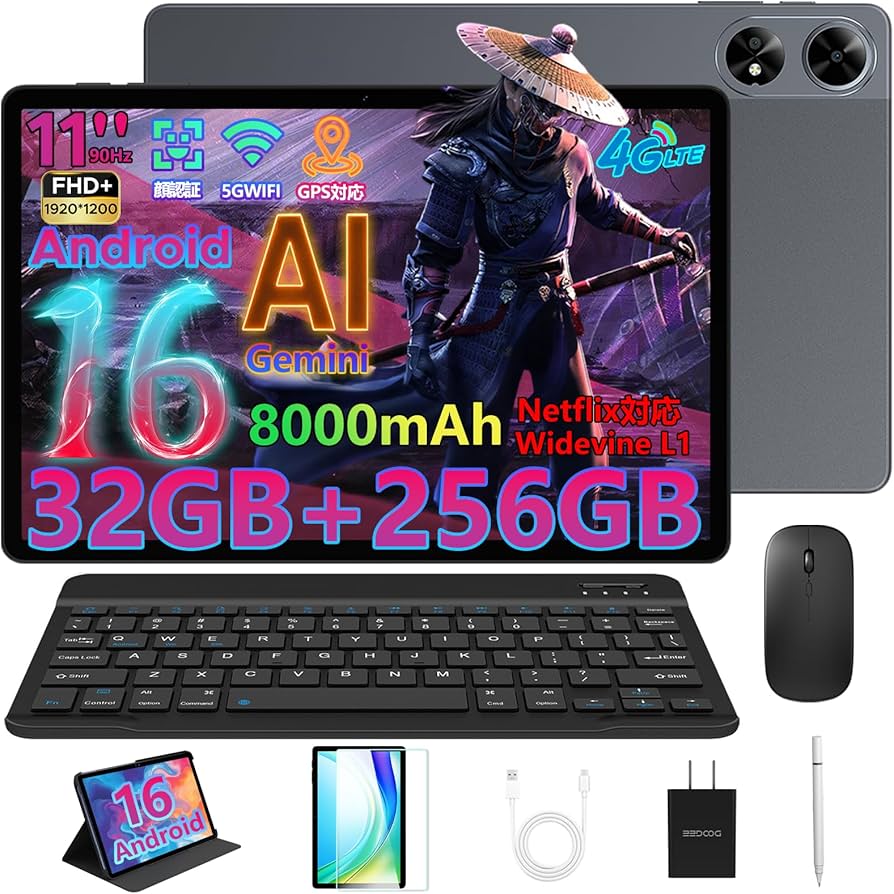 【新品】DOOGEE G6+ アンドロイド 16 タブレット 11インチ Amazon.co.jp: 【Android 16 AI タブレット 初登場】DOOGEE G6+