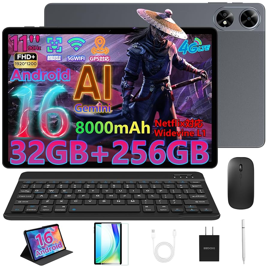 【新品】DOOGEE G6+ アンドロイド 16 タブレット 11インチ Amazon.co.jp: 【Android 16 AI タブレット 初登場】DOOGEE G6+