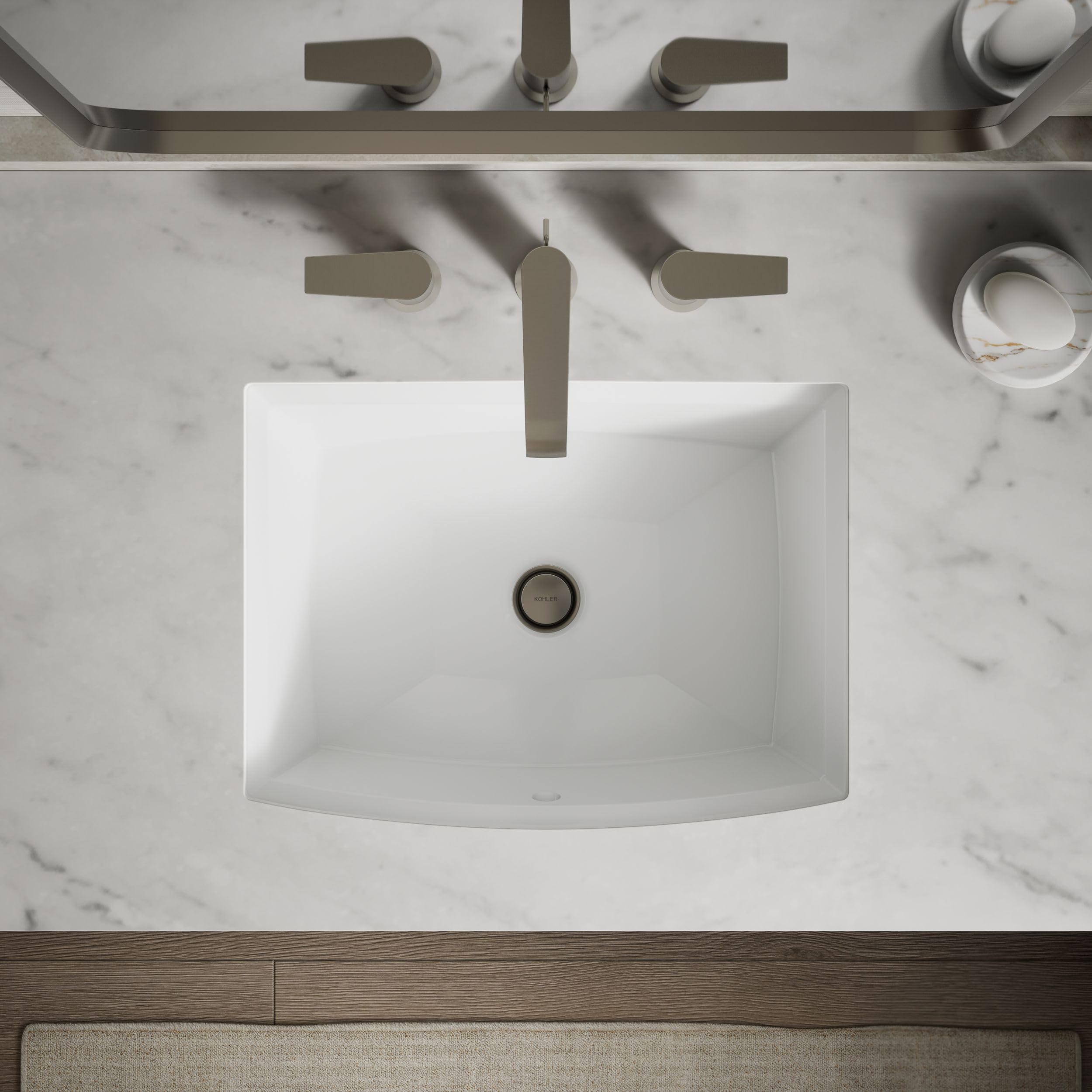KOHLER K-2355-47 Archer Lavabo encastrable