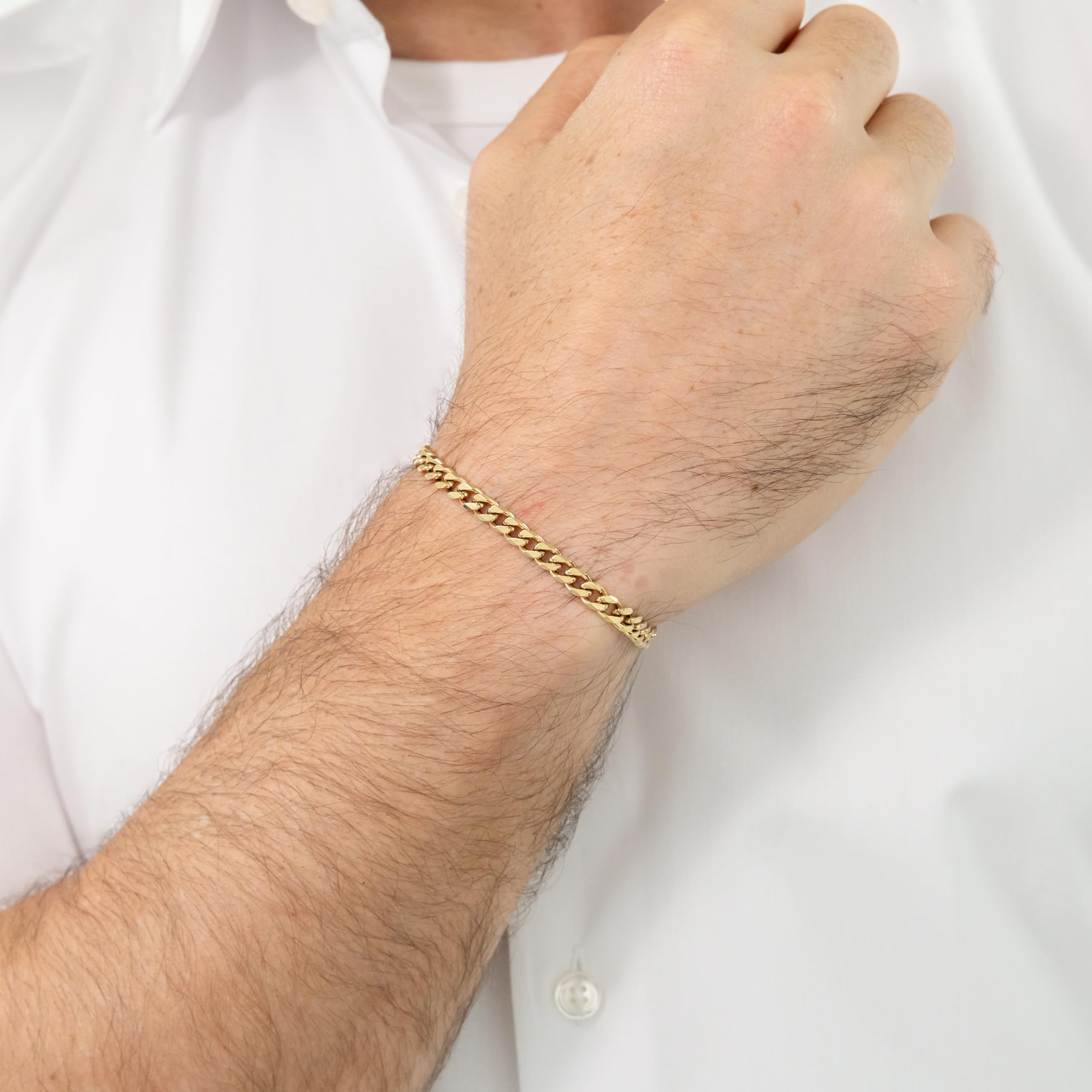 BOSS Jewelry Braccialetto a catena da uomo Collezione CHAIN FOR HIM in Acciaio Inossidabile - Disponibile in versione Oro o Argento