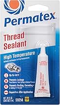 Permatex 59214 High Temperature Thread Sealant, 6 ml Tube, Pack of 1