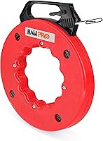 Vista 8 de Fish Tape Wire Puller 50ft - Easy to use Cable Puller Tool with Double Loop Tip - Flexible Wire Fishing Tools for Walls and Electrical Conduit - 1/8